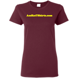 AssHatTShirts.com Ladies' Yellow Logo Tee - G500L Gildan Ladies' 5.3 oz. T-Shirt
