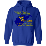 F*CKING FOLLOW the GUIDELINES WV Strong - G185 Pullover Hoodie 8 oz.