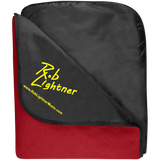 Rob Lightner Yellow Logo TB850 Port Authority Fleece & Poly Travel Blanket