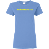 AssHatTShirts.com Ladies' Yellow Logo Tee - G500L Gildan Ladies' 5.3 oz. T-Shirt