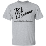 Rob Lightner Black Logo - G500B Youth 5.3 oz 100% Cotton T-Shirt