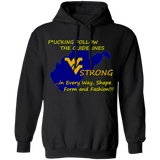 F*CKING FOLLOW the GUIDELINES WV Strong - G185 Pullover Hoodie 8 oz.