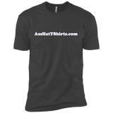 AssHatTShirts.com White Logo - NL3600 Next Level Premium Short Sleeve T-Shirt