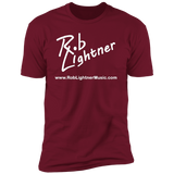 Rob Lightner White Logo NL3600 Next Level Premium Short Sleeve T-Shirt