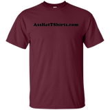 AssHatTShirts.com Kid's Black Logo T-Shirt - G200B Gildan Youth Ultra Cotton