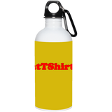 AssHatTShirts.com Red Logo 23663 20 oz. Stainless Steel Water Bottle