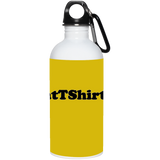 AssHatTShirts.com Black Logo 23663 20 oz. Stainless Steel Water Bottle