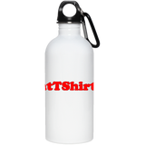 AssHatTShirts.com Red Logo 23663 20 oz. Stainless Steel Water Bottle
