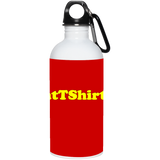 AssHatTShirts.com Yellow Logo 23663 20 oz. Stainless Steel Water Bottle