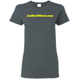 AssHatTShirts.com Ladies' Yellow Logo Tee - G500L Gildan Ladies' 5.3 oz. T-Shirt