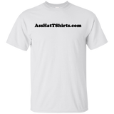 AssHatTShirts.com Kid's Black Logo T-Shirt - G200B Gildan Youth Ultra Cotton