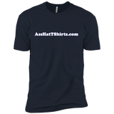 AssHatTShirts.com White Logo - NL3600 Next Level Premium Short Sleeve T-Shirt