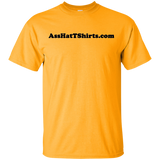 AssHatTShirts.com Kid's Black Logo T-Shirt - G200B Gildan Youth Ultra Cotton