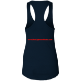 Rob Lightner Red Logo - NL1533 Next Level Ladies Ideal Racerback Tank