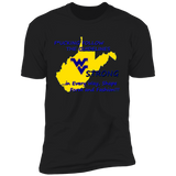 F*CKING FOLLOW the GUIDELINES WV Strong - NL3600 Premium Short Sleeve T-Shirt