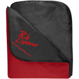 Rob Lightner Red Logo TB850 Port Authority Fleece & Poly Travel Blanket