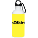 AssHatTShirts.com Black Logo 23663 20 oz. Stainless Steel Water Bottle