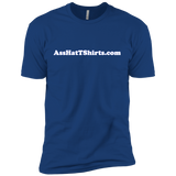 AssHatTShirts.com White Logo - NL3600 Next Level Premium Short Sleeve T-Shirt