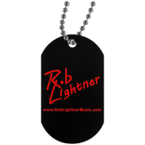 Rob Lightner Red Logo UN4004 Silver Dog Tag