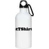 AssHatTShirts.com Black Logo 23663 20 oz. Stainless Steel Water Bottle