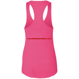 Rob Lightner Red Logo - NL1533 Next Level Ladies Ideal Racerback Tank