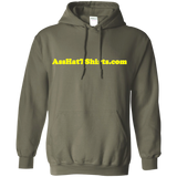 AssHatTShirts.com Yellow Logo Hoodie - G185 Gildan Pullover Hoodie 8 oz.