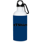 AssHatTShirts.com Black Logo 23663 20 oz. Stainless Steel Water Bottle