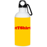 AssHatTShirts.com Red Logo 23663 20 oz. Stainless Steel Water Bottle