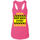 Social Distancing - NL1533 Ladies Ideal Racerback Tank