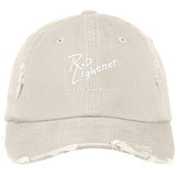 Rob Lightner White Logo DT600 District Distressed Dad Cap