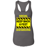 Social Distancing - NL1533 Ladies Ideal Racerback Tank