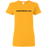AssHatTShirts.com Ladies' Black Logo Tee - G500L Gildan Ladies' 5.3 oz. T-Shirt