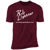 Rob Lightner White Logo NL3600 Next Level Premium Short Sleeve T-Shirt