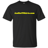 AssHatTShrits.com Kid's Yellow Logo T-Shirt - G200B Gildan Youth Ultra Cotton