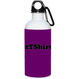 AssHatTShirts.com Black Logo 23663 20 oz. Stainless Steel Water Bottle
