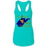 F*CKING FOLLOW the GUIDELINES WV Strong - NL1533 Ladies Ideal Racerback Tank