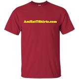 AssHatTShrits.com Kid's Yellow Logo T-Shirt - G200B Gildan Youth Ultra Cotton
