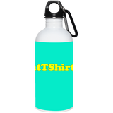 AssHatTShirts.com Yellow Logo 23663 20 oz. Stainless Steel Water Bottle