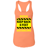 Social Distancing - NL1533 Ladies Ideal Racerback Tank