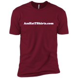 AssHatTShirts.com White Logo - NL3600 Next Level Premium Short Sleeve T-Shirt