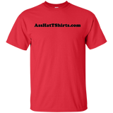 AssHatTShirts.com Kid's Black Logo T-Shirt - G200B Gildan Youth Ultra Cotton