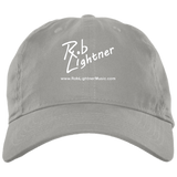 Rob Lightner White Logo BX001 Brushed Twill Unstructured Dad Cap
