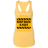 Social Distancing - NL1533 Ladies Ideal Racerback Tank