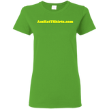 AssHatTShirts.com Ladies' Yellow Logo Tee - G500L Gildan Ladies' 5.3 oz. T-Shirt