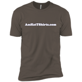 AssHatTShirts.com White Logo - NL3600 Next Level Premium Short Sleeve T-Shirt