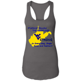 F*CKING FOLLOW the GUIDELINES WV Strong - NL1533 Ladies Ideal Racerback Tank