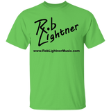 Rob Lightner Black Logo - G500B Youth 5.3 oz 100% Cotton T-Shirt