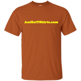 AssHatTShrits.com Kid's Yellow Logo T-Shirt - G200B Gildan Youth Ultra Cotton