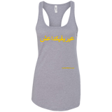 FUCK YOU ISIS - Yellow Text - NL1533 Next Level Ladies Ideal Racerback Tank