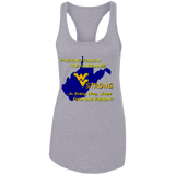 F*CKING FOLLOW the GUIDELINES WV Strong - NL1533 Ladies Ideal Racerback Tank